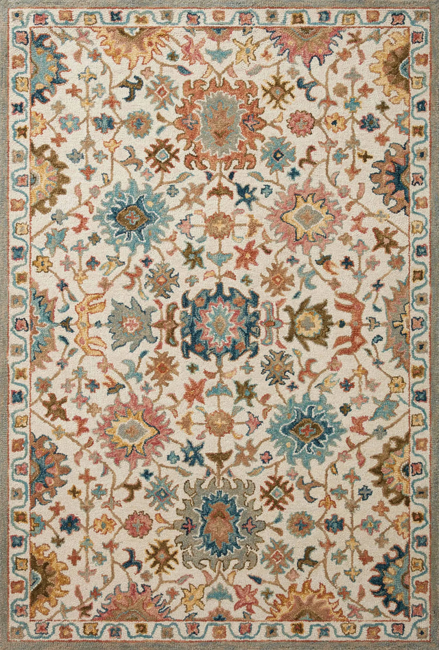 Loloi Padma Pma-05 Ivory/Multi Rug - main flat