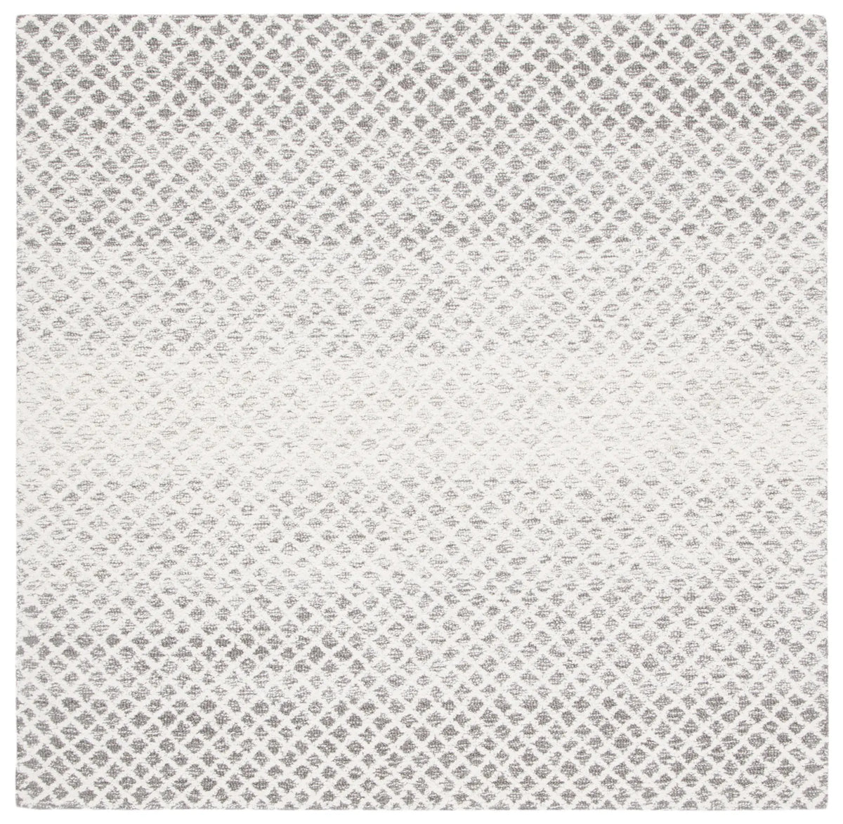 Safavieh Micro-Loop 5'-0" x 5'-0" Rug in Grey / Ivory