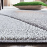 Safavieh Hollywood 4'-0" x 6'-0" Rug in Grey / Orange