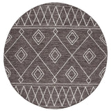Safavieh Kilim 6'-0" x 6'-0" Rug in Brown / Ivory