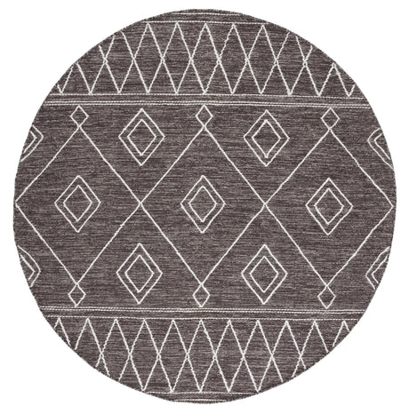 Safavieh Kilim 6'-0" x 6'-0" Rug in Brown / Ivory
