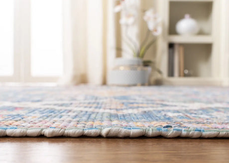 Safavieh Saffron 4'-0" x 6'-0" Rug in Turquoise / Peach
