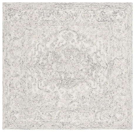 Safavieh Martha Stewart 6'-0" x 6'-0" Rug in Ivory / Charcoal