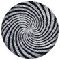 Safavieh Novelty 3'-0" x 3'-0" Rug in Black / Ivory