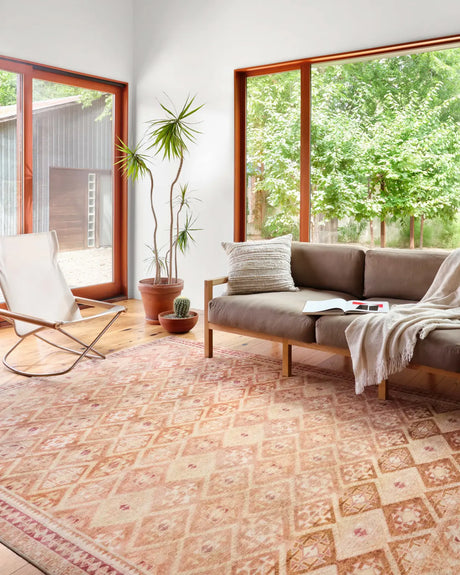 Loloi Layla Lay-16 Natural/Spice Rugs - room scene 1