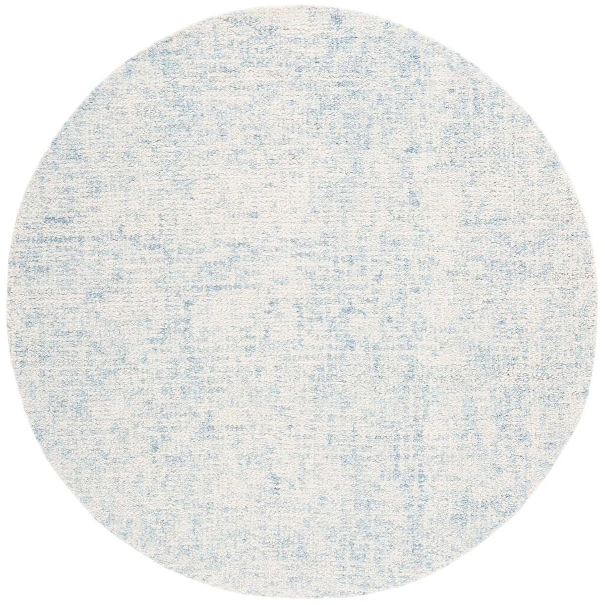 Safavieh Abstract 5'-0" x 5'-0" Rug in Light Blue / Ivory