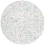 Safavieh Abstract 5'-0" x 5'-0" Rug in Light Blue / Ivory