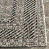 Safavieh Courtyard 2'-3" x 10'-0" Rug in Beige / Black