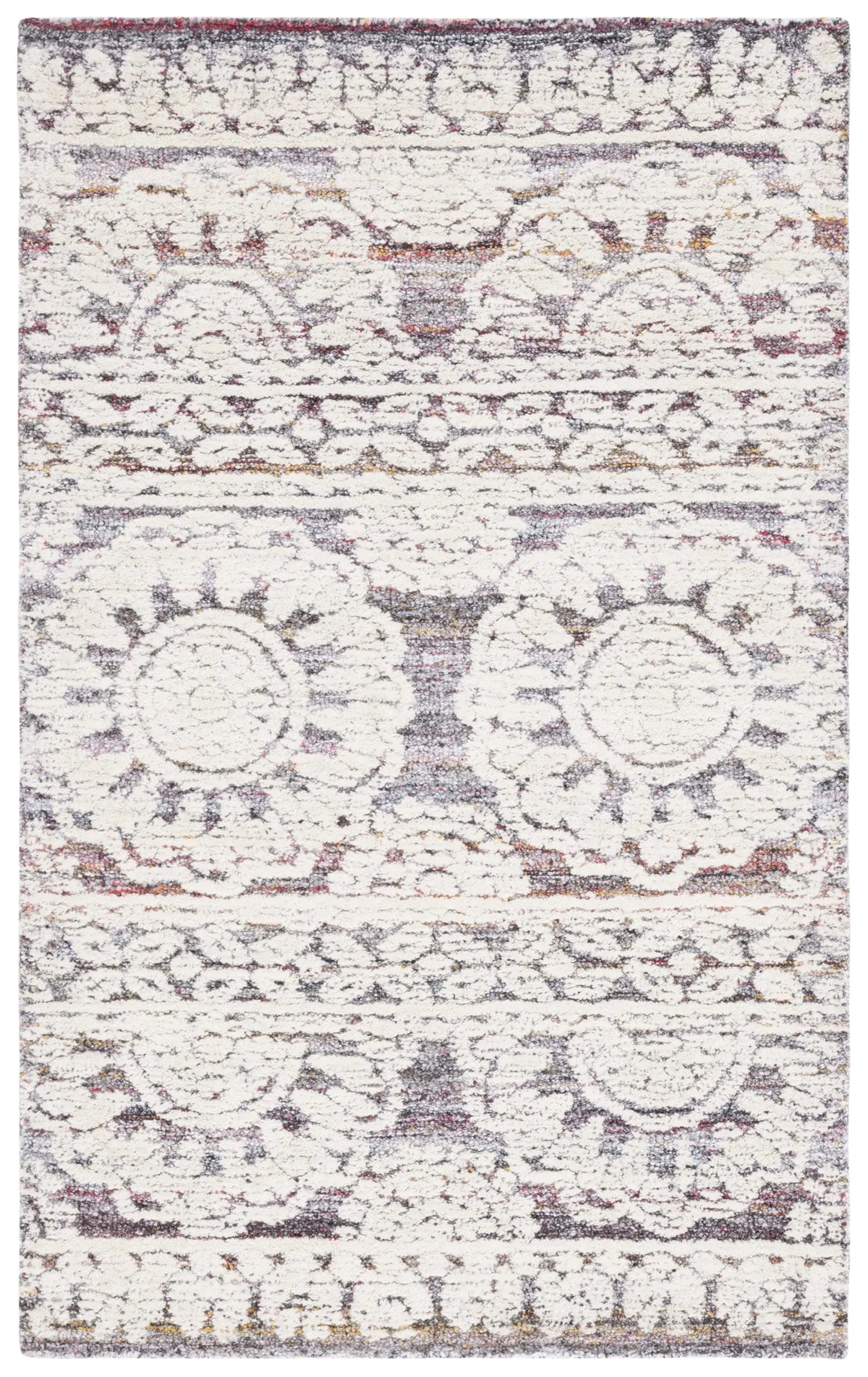 Safavieh Metro 3'-0" x 5'-0" Rug in Red / Ivory