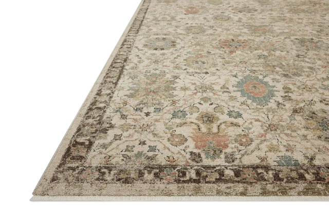 Loloi Briar BRR-04 Ivory / Multi Rug - rug corner