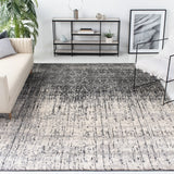 Safavieh Retro 10'-0" x 14'-0" Rug in Black / Light Grey