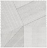 Safavieh Pyramid 6'-7" x 6'-7" Rug in Ivory / Grey