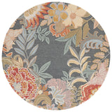 Safavieh Bellagio 6'-0" x 6'-0" Rug in Grey / Rust