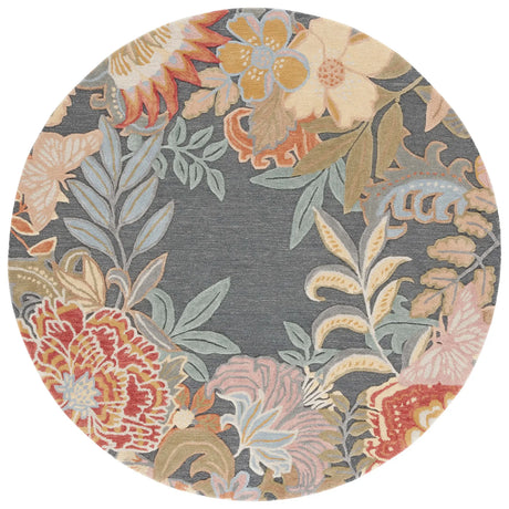 Safavieh Bellagio 6'-0" x 6'-0" Rug in Grey / Rust