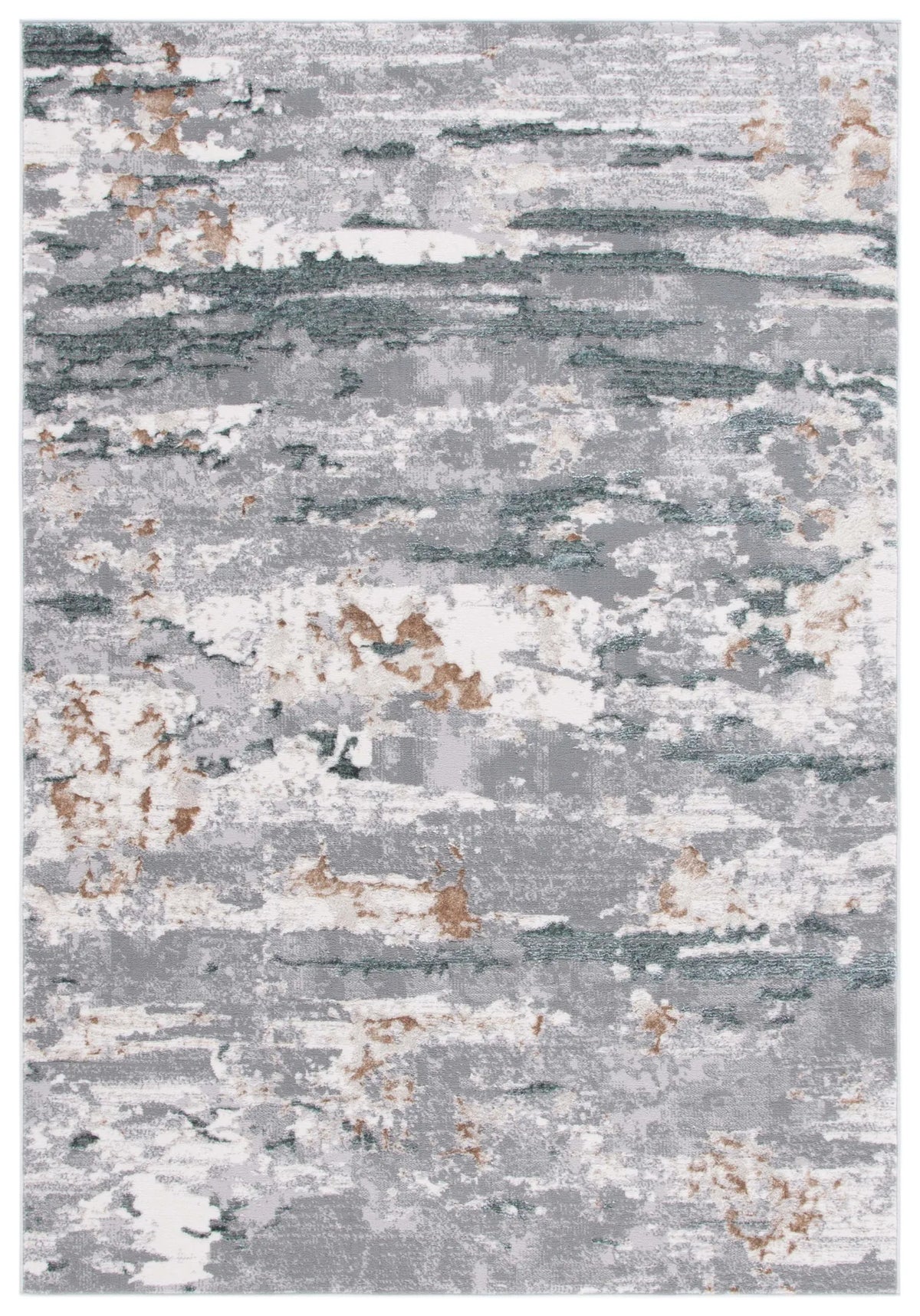 Safavieh Alenia 100 4'-0" x 6'-0" Rug in Grey / Blue