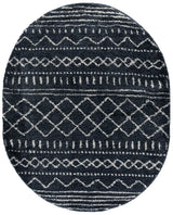 Safavieh Arizona Shag 6'-0" x 8'-0" Rug in Slate Blue / Ivory