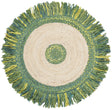Safavieh Cape Cod 3'-0" x 3'-0" Rug in Green / Natural