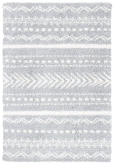 Safavieh Parma Shag 4'-0" x 6'-0" Rug in Grey / Ivory