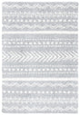 Safavieh Parma Shag 4'-0" x 6'-0" Rug in Grey / Ivory