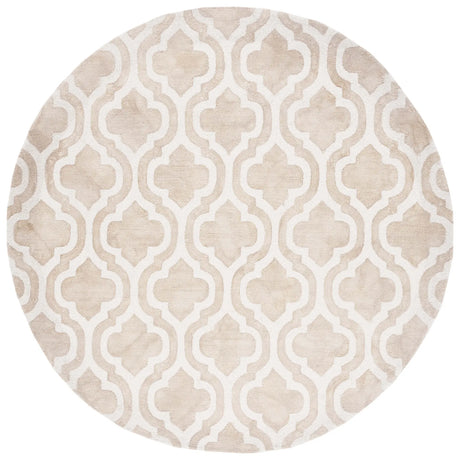 Safavieh Dip Dye 5'-0" x 5'-0" Rug in Beige / Ivory