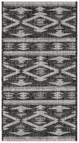 Safavieh Courtyard 2'-0" x 3'-7" Rug in Black / Grey