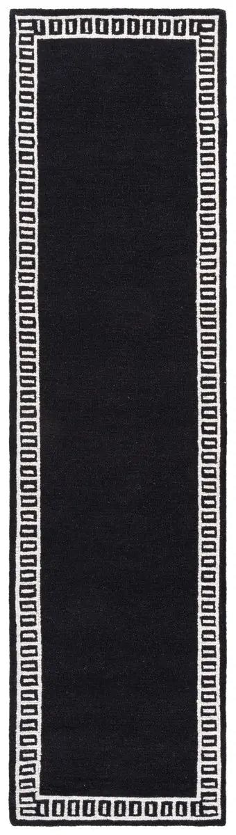 Safavieh Metro 2'-3" x 9'-0" Rug in Charcoal / Ivory