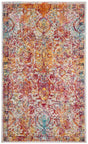 Safavieh Crystal 3'-0" x 5'-0" Rug in Light Blue / Orange