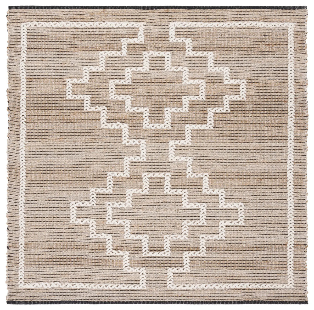 Safavieh Natural Fiber 6'-0" x 6'-0" Rug in Natural / Ivory
