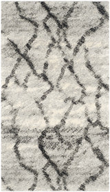 Safavieh Retro 2'-6" x 4'-0" Rug in Light Grey / Black