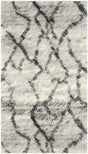 Safavieh Retro 2'-6" x 4'-0" Rug in Light Grey / Black