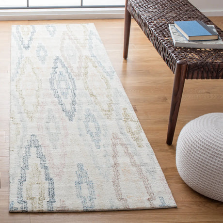 Safavieh Rodeo Drive 2'-3" x 8'-0" Rug in Ivory / Blue