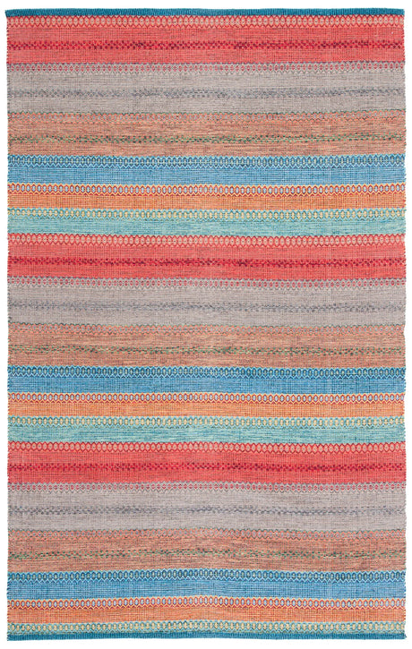 Safavieh Montauk 4'-0" x 6'-0" Rug in Blue / Grey
