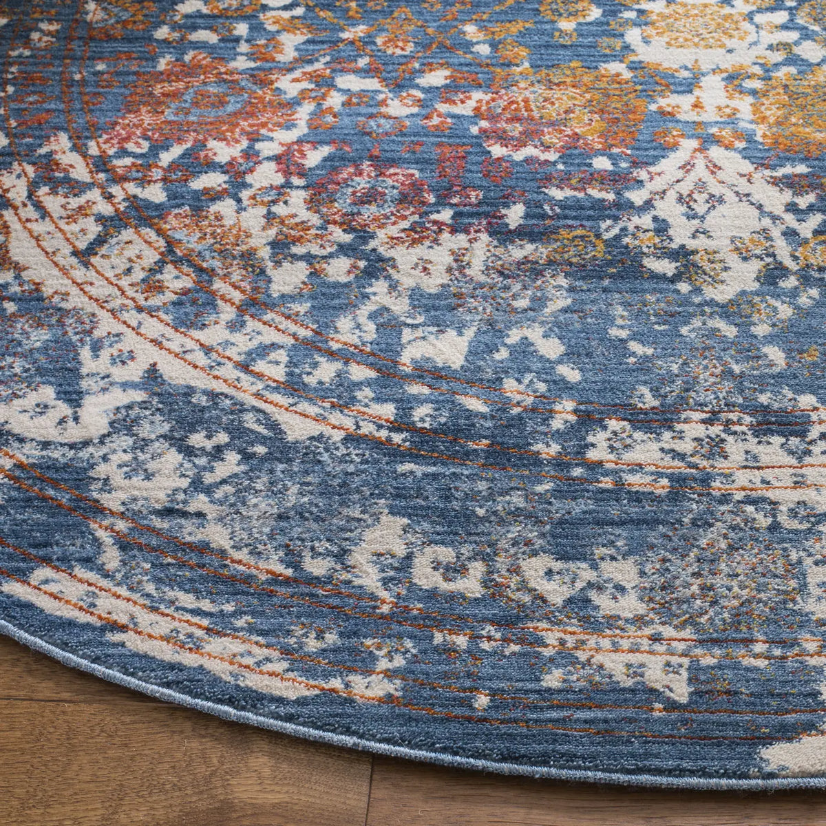 Safavieh Vintage Persian 5'-0" x 5'-0" Rug in Turquoise / Multi