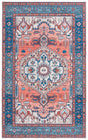 Safavieh Arizona 4'-0" x 6'-0" Rug in Rust / Navy