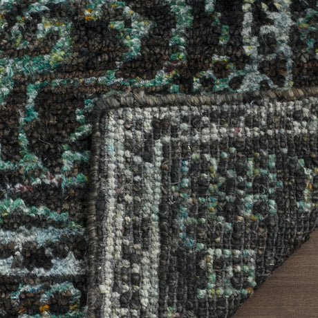 Safavieh Tangier 5'-0" x 8'-0" Rug in Chocolate / Aqua