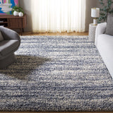 Safavieh Hudson Shag 10'-0" x 14'-0" Rug in Ivory / Navy
