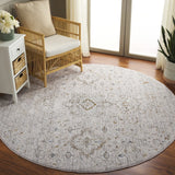 Safavieh Easton 6'-7" x 6'-7" Rug in Ivory / Beige Grey