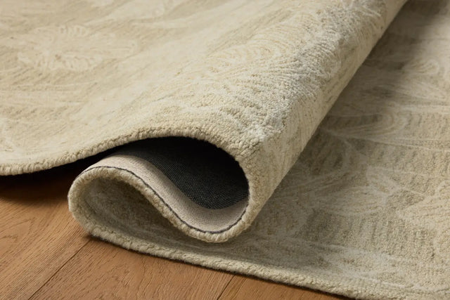 Loloi Lenore LNO-01 Sage / Natural Rug - pile height