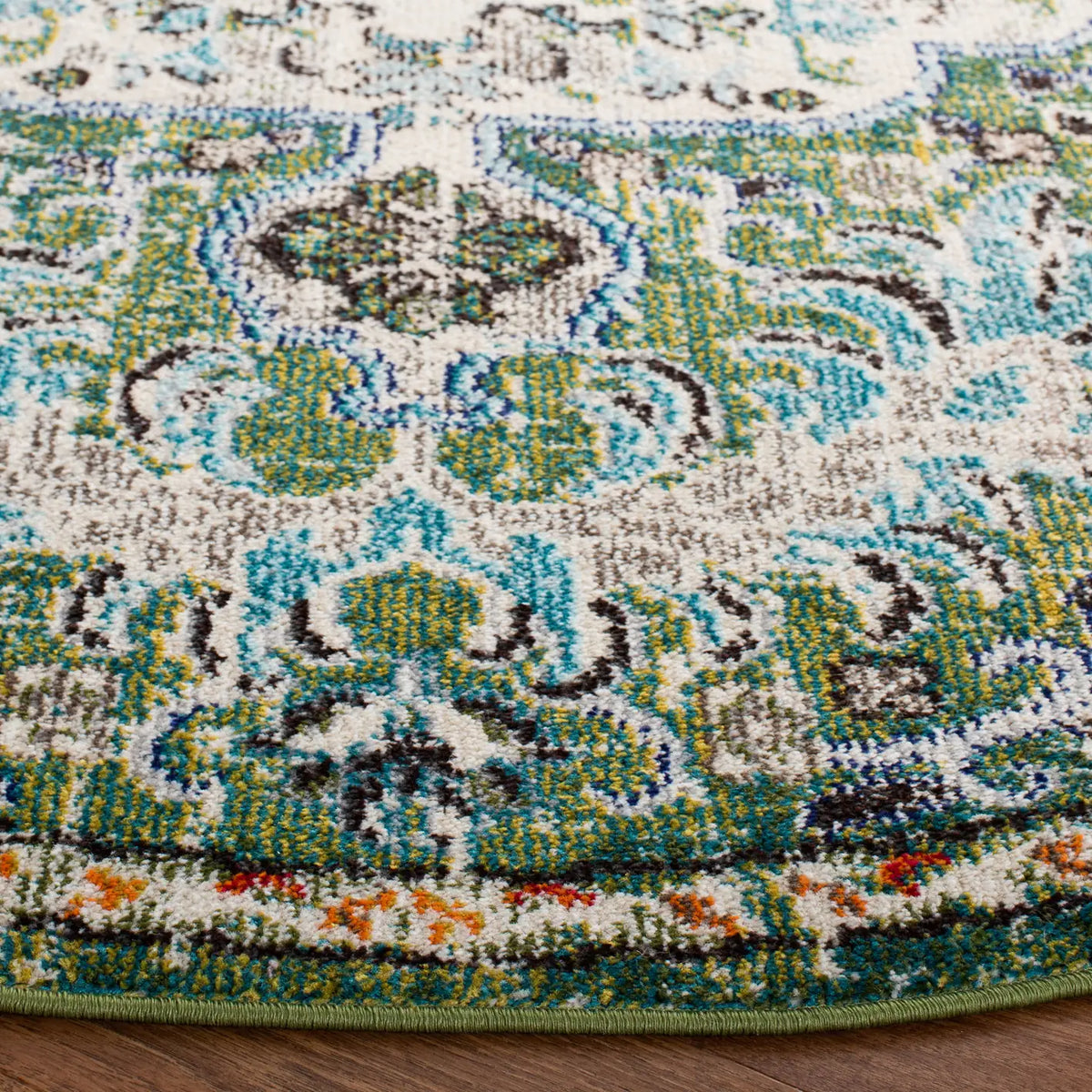 Safavieh Madison 10'-0" x 10'-0" Rug in Green / Turquoise