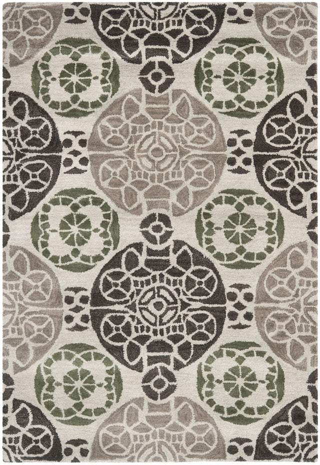 Safavieh Wyndham 4'-0" x 6'-0" Rug in Ivory / Brown