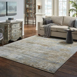 Oriental Weavers Sphinx Formations 70001 Blue / Brown Rugs - room scene
