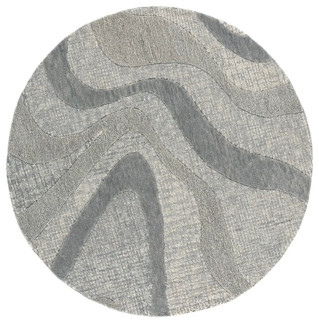 Safavieh Ebony 6'-0" x 6'-0" Rug in Blue / Ivory