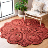 Safavieh Natural Fiber 5'-0" x 5'-0" Rug in Rust