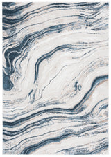 Safavieh Parker 4'-0" x 6'-0" Rug in Ivory / Navy