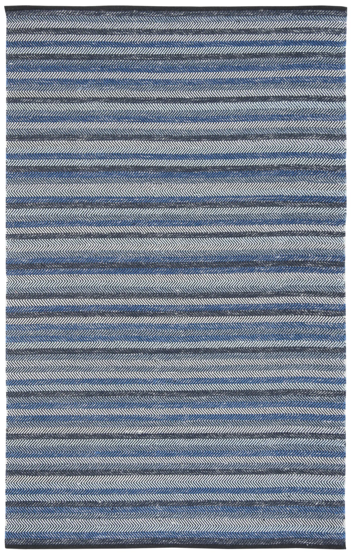 Safavieh Striped Kilim 5'-0" x 8'-0" Rug in Blue