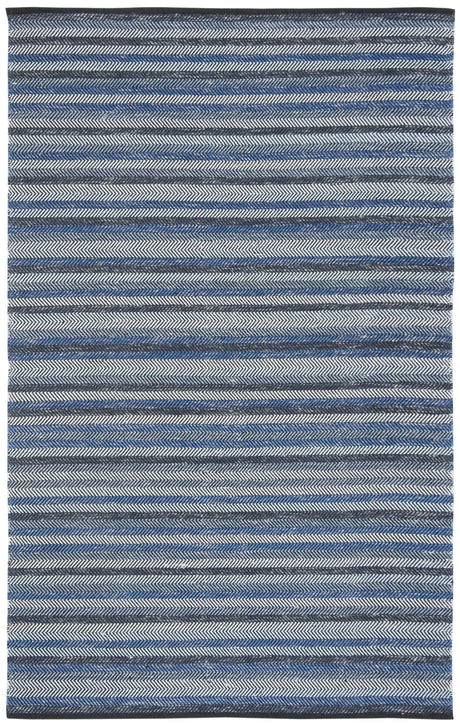 Safavieh Striped Kilim 5'-0" x 8'-0" Rug in Blue