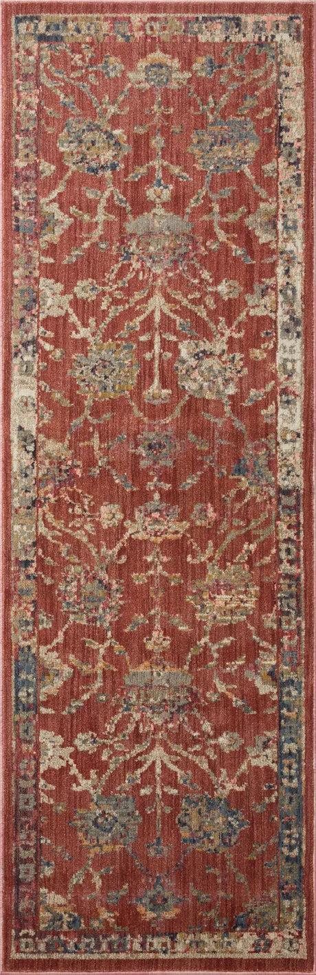 Loloi Giada Gia-05 Red/Multi Rugs - runner flat