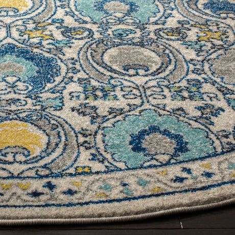 Safavieh Evoke 6'-7" x 6'-7" Rug in Ivory / Grey