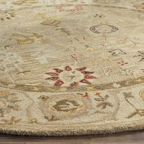 Safavieh Antiquity 6'-0" x 6'-0" Rug in Taupe / Beige