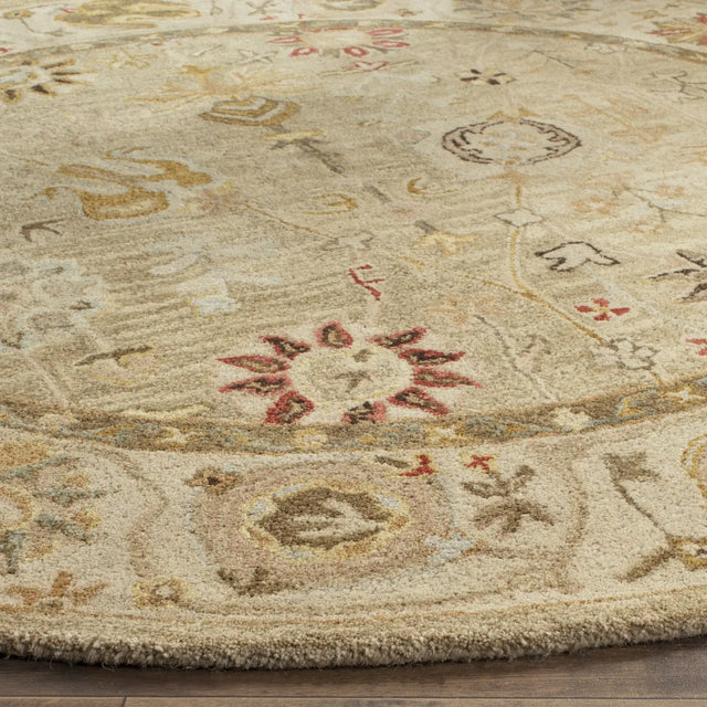 Safavieh Antiquity 6'-0" x 6'-0" Rug in Taupe / Beige